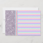 Filles Ballerina Invitation de fête d'anniversaire (Dos)