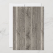 Filles Barnyard Chalkboard Invitation Anniversaire (Dos)