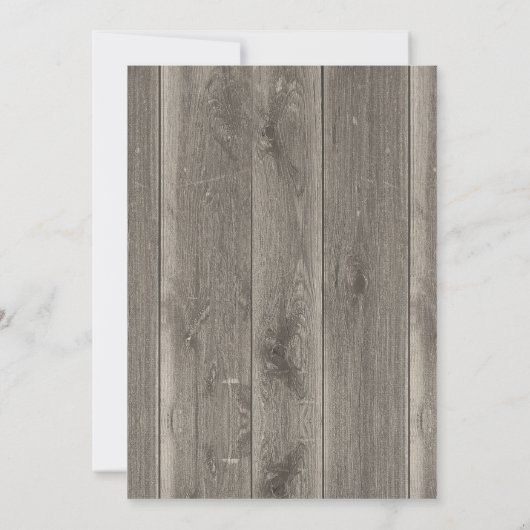 Filles Barnyard Chalkboard Invitation Anniversaire (Dos)