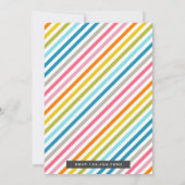 Filles Camping Glamping Invitation de fête d'anniv (Dos)