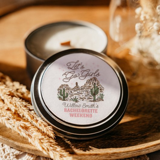 Filles, c'est parti Stickers Bachelorette Far West