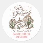 Filles, c'est parti Stickers pour l'enterrement de (Devant)