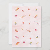 Filles Chute Camion Citrouille Invitation Annivers (Dos)