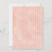 Filles Citrouille rose première invitation anniver (Dos)