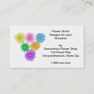 Filles colorées Cartes de visite personnalisés