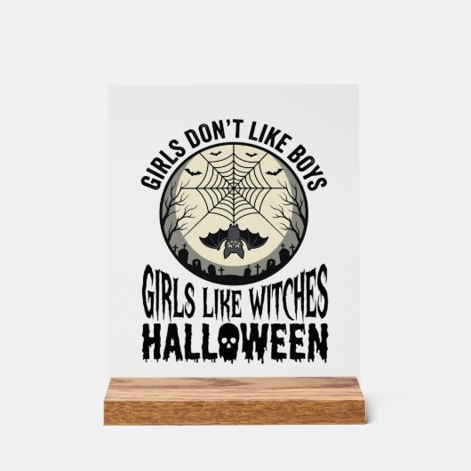Filles comme sorcières Halloween Design Vector Vin (Recto)