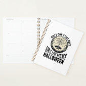 Filles comme sorcières Halloween Design Vector Vin (Devant avec enveloppe)