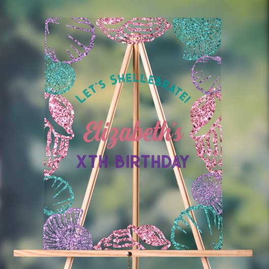 Filles Coquillages Anniversaire (Neutre)