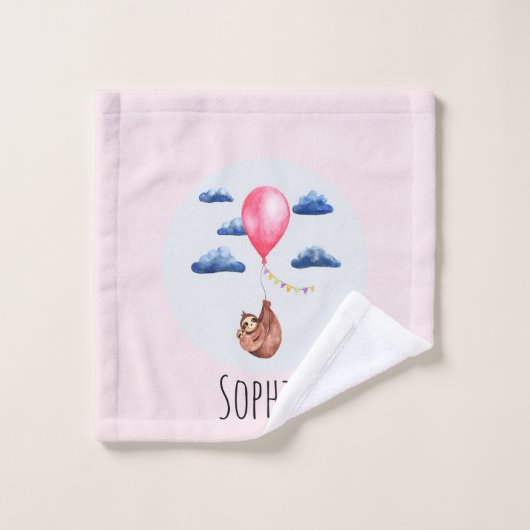 Filles Couleur d'eau douce Espèce d'animal et nom (Gant de toilette)