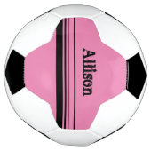 Filles Customisées balle de football rose (Tourné)
