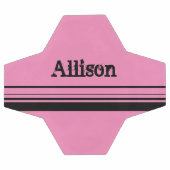 Filles Customisées balle de football rose (Plat)