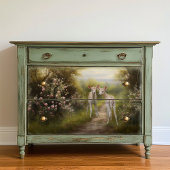 Filles Dans Le Papier De Découpage Fleur Garden