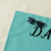 Filles Danse & Hearts Beach Serviette (En situation)