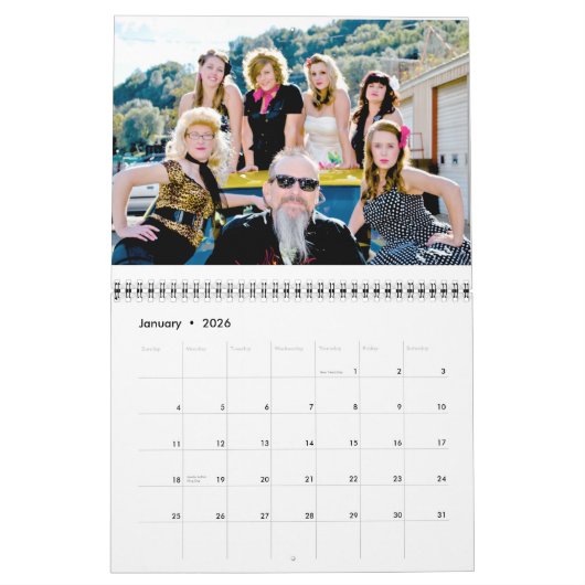 Filles de calendrier de Mariposa (Jan 2026)