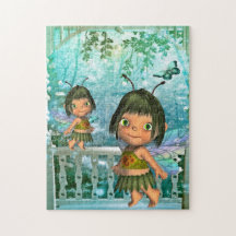 Filles de fée de fantaisie de puzzle