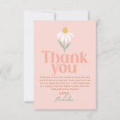 Filles de Fleur Sauvage Mignonne Merci Anniversair (Devant)