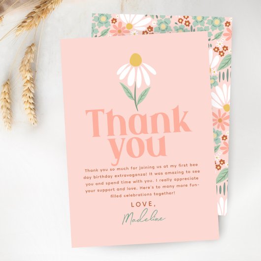 Filles de Fleur Sauvage Mignonne Merci Anniversair