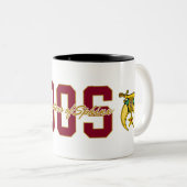 Filles de Sphinx (DOS) Mug à café à deux tons (Devant droit)