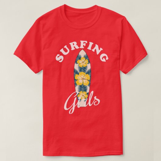 Filles de surf TShirt (Design devant)