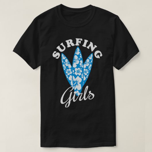 Filles de surf TShirt 2 (Design devant)