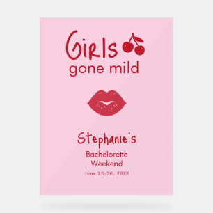 Filles Devenues Douces Rose et Rouge Cerise Enterr