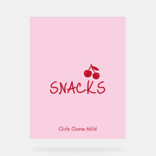 Filles Devenues Douces Rose et Rouge Cerise Enterr