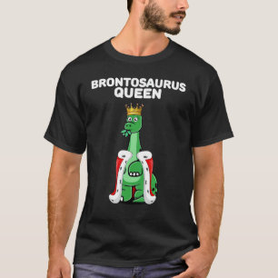 Filles Diplodocus Queen Dinosaur Tshirt femmes Dip
