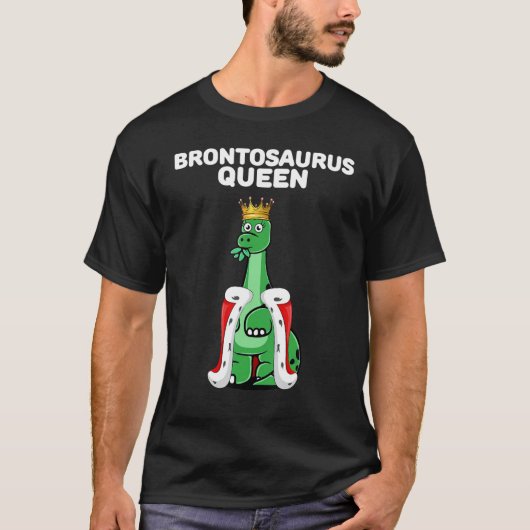 Filles Diplodocus Queen Dinosaur Tshirt femmes Dip (Devant)