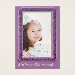 Filles d'un an Cartes photos d'anniversaire