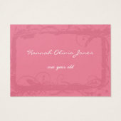 Filles d'un an Cartes photos d'anniversaire (Dos)