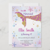 Filles éditables sous la carte de fête de la mer a (Devant)