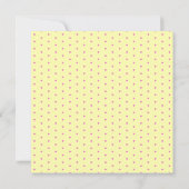 Filles en caoutchouc Ducky Baby Shower Invitations (Dos)