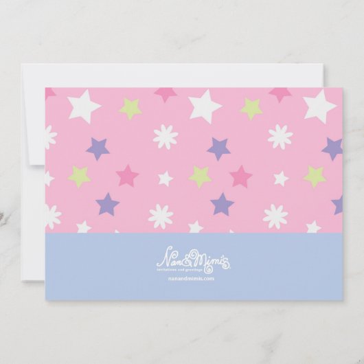 Filles faisant du roller des invitations de fête (Dos)