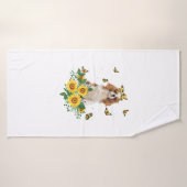 Filles Femmes Maman Cavalier King Charles Spaniel  (Serviette de bain)