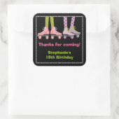 Filles funky Roller Skating Faver Stickers | Grand (Sac)