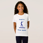 Filles Gymnastique Beam Queen T-Shirt (Devant entier)