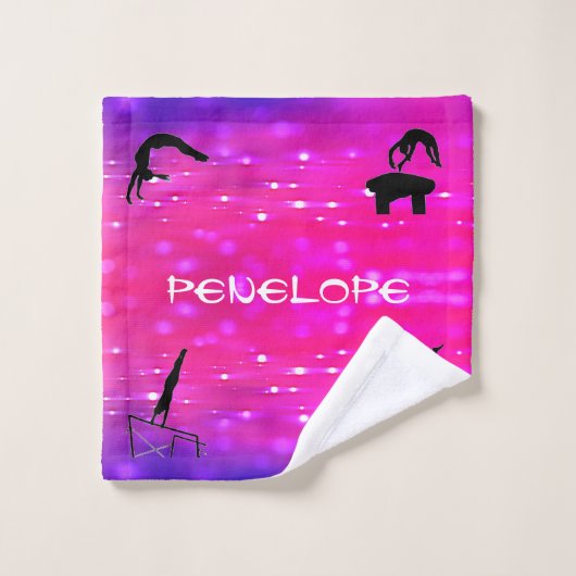 Filles Gymnastique Événements Laver linge Serviett (Gant de toilette)