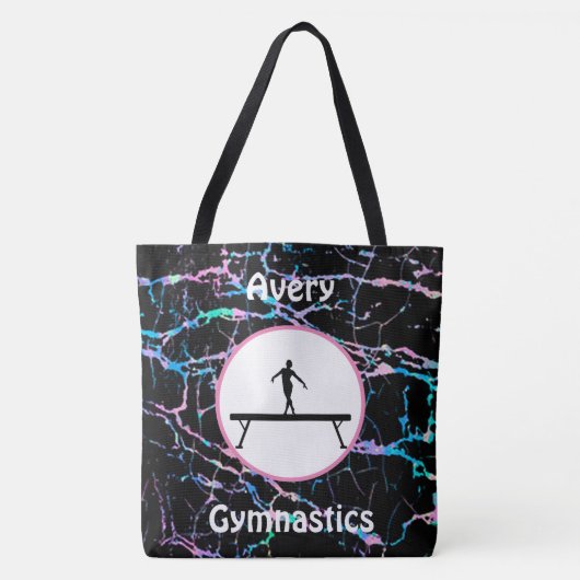 Filles Gymnastique Hologramme Balance Sac fourre-t (Devant)