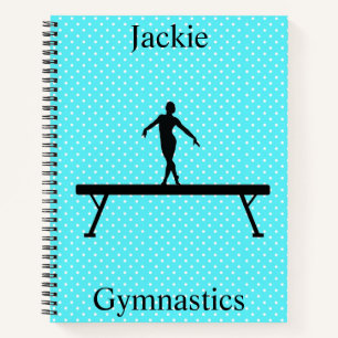 Filles Gymnastique Polka Dot Carnet Spiral