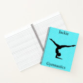Filles Gymnastique Polka Dot Carnet Spiral (Intérieur)