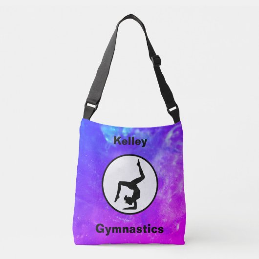 Filles Gymnastique Sac fourre-tout aquarelle (Devant)