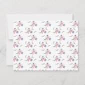 Filles hiver Baby Shower Invitations (Dos)