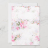 Filles Hot Air Balloon Baby Shower Invitations (Dos)