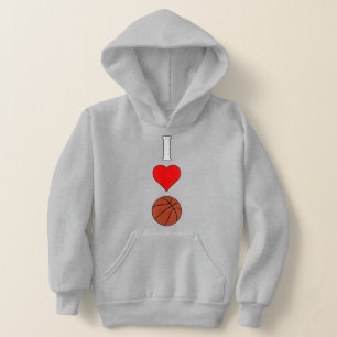 Filles I Love / Coeur Basketball Joueur Sports