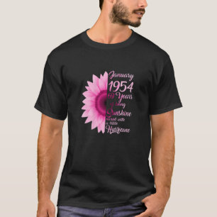 Filles Janvier Fille 1954 TShirt 69 ans 69e