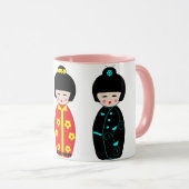 Filles japonaises de la tasse 3 (Devant droit)