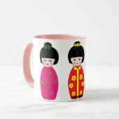 Filles japonaises de la tasse 3 (Devant gauche)