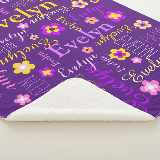 Filles jaune rose nom Evelyn couverture fleur mign (3/4)