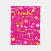 Filles jaune rose nom florale couverture graphique (Devant)