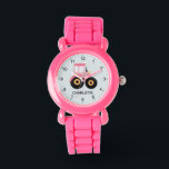 Filles Joli Pink tracteur de ferme Enfants<br><div class="desc">Cette montre pour enfants mignonne et moderne dispose d'un tracteur de ferme rose et peut être personnalisée avec votre nom de filles. Avec des chiffres clairs et faciles à lire, cette "première" montre est idéale pour les enfants ou les tout-petits qui commencent à apprendre l'heure. Le design agricole parfait pour...</div>